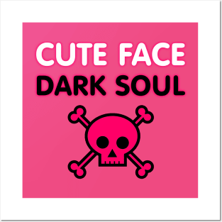 Cute Face Dark Soul Posters and Art